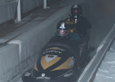 On the bobsled run