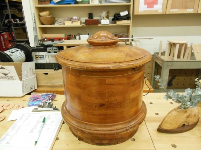 Large Container from Stevens Trade School about 1910