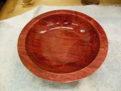 Red Stained Maple Burl by Toby Bouder